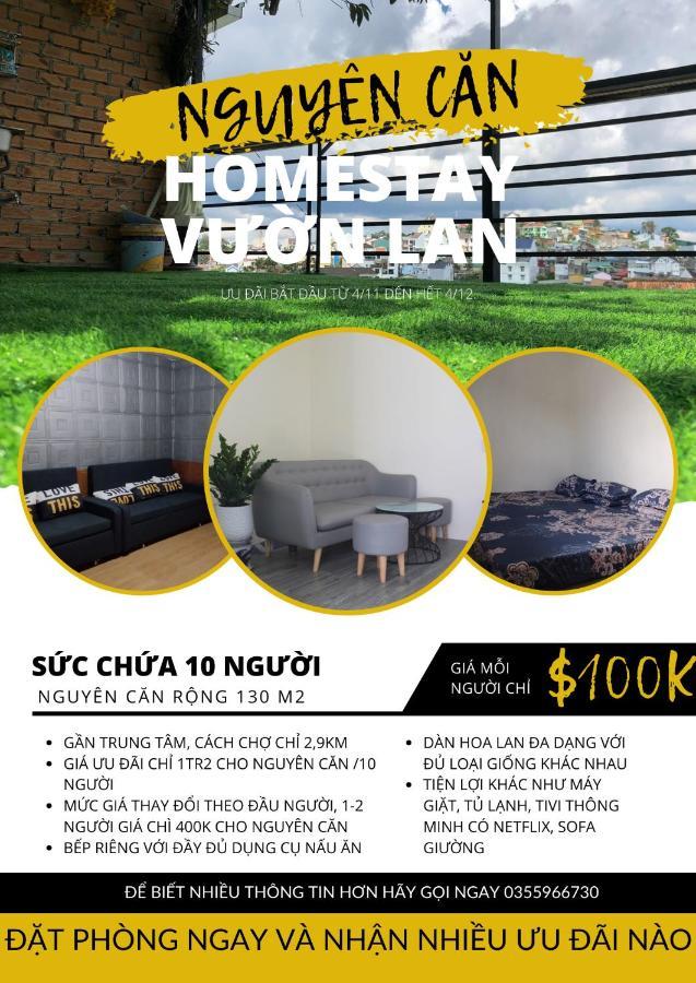 Vuon Lan Homestay Da Lat- Nguyen Can 132M2 Esterno foto